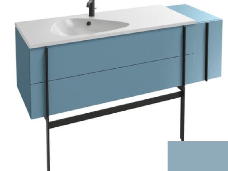 Тумба под раковину Jacob Delafon Nouvelle Vague 145 см, EB3038-G91, аквамарин глянцевый