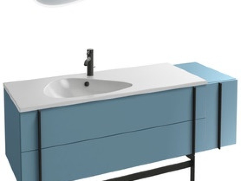 Тумба под раковину Jacob Delafon Nouvelle Vague 145 см, EB3038-G91, аквамарин глянцевый