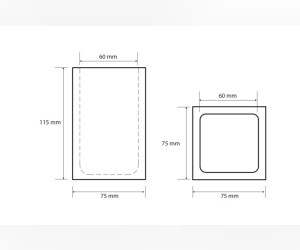 GAMMA: Держатель зубных щеток, oтдельностоящий, белый Bemeta