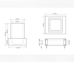 GAMMA: Настенный держатель зубных щеток,  белый Bemeta