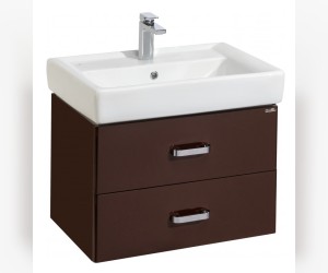 Тумба под раковину Акватон Америна 70 см, подвесная, темно-коричневый, 1A137601AM430