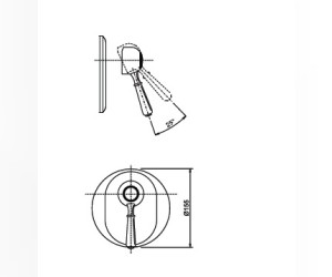 Смеситель Fima Carlo Frattini F3369X1CR для душа
