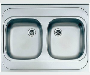 Мойка кухонная Alveus Classic 40 SAT-60 1009078, хром