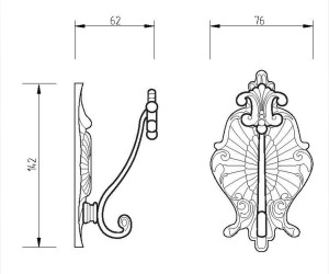 Крючок для халатов Migliore Elizabetta 17035 - хром