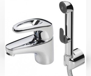 Смеситель Oras Safira 1012 для раковины с гигиеническим душем