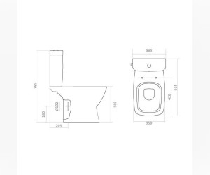 Напольный унитаз Santek Нео 1.WH30.2.194 крышка микролифт