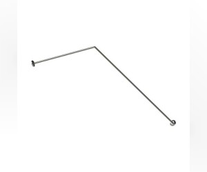 Карниз Г-образный Радомир 1-12-2-0-0-992 для прямоугольной ванны 180 x 80 см, хром