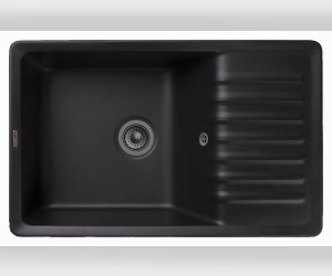 Кухонная мойка GranFest Quarz Z 72, 75.2 x 47.5 см, черный