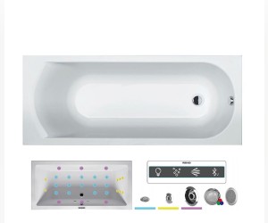 Ванна гидромассажная Riho Miami 160 x 70 см, JOY