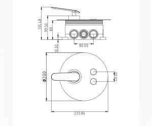 Смеситель Gllon GL-CMB-R-2