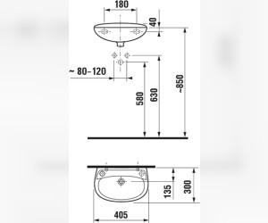 Раковина Jika Lyra 1527.1.000.106.1