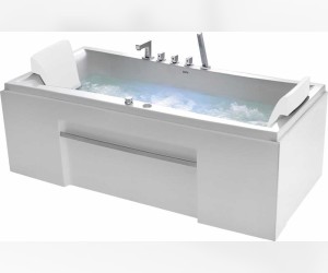 Ванна гидромассажная акриловая Gemy G9076 B 177 х 81 x 60 см, встраиваемая, белая