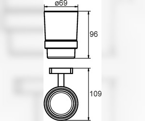 Стакан Milardo Volga VOLSMG0M45