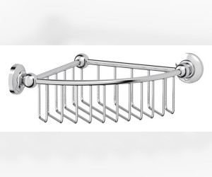 Полочка-решетка 3SC Stilmar STI 008 угловая 23 см, хром