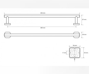 Полотенцедержатель Bemeta