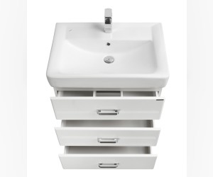 Тумба под раковину Акватон Америна 70 М напольная, белый, 1A169001AM010