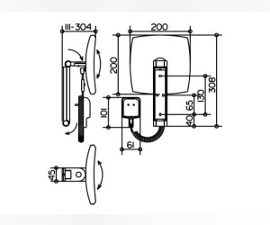Косметическое зеркало Keuco iLook_move 17613 019001
