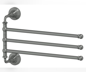 Полотенцедержатель 3SC Stilmar STI 411 поворотный тройной 35 см, античное серебро