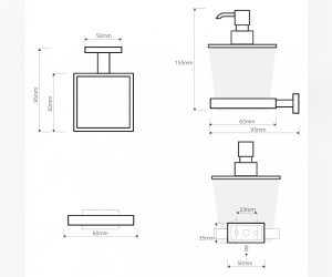 Дозатор Bemeta Plaza 118209049