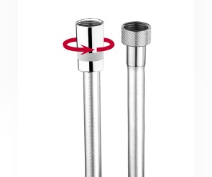 Шланг душевой латунный Bossini Cromolux A00167C.030.1, 150 см