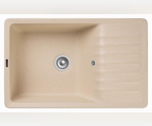 Кухонная мойка GranFest Quarz Z 72, 75.2 x 47.5 см, бежевый