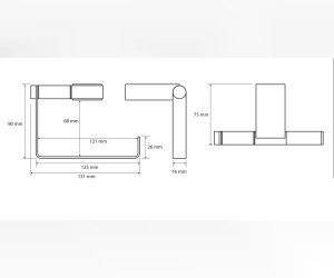 Держатель туалетной бумаги без крышки Bemeta