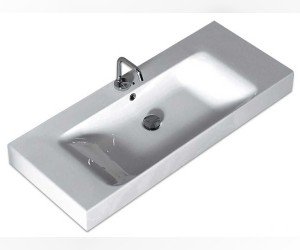 Раковина Kerasan Cento 3535 bi*1, 140*45см