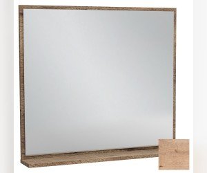 Зеркало Jacob Delafon Vivienne 80 х 70 см, с полочкой, цвет арлингтонский дуб, EB1597-E70