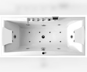 Ванна гидромассажная акриловая Gemy G9076 K, 177 х 81 см