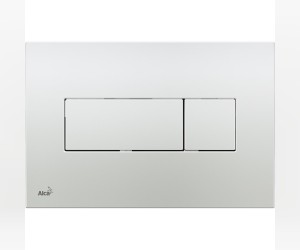 Клавиша смыва AlcaPlast M371, хром глянцевый