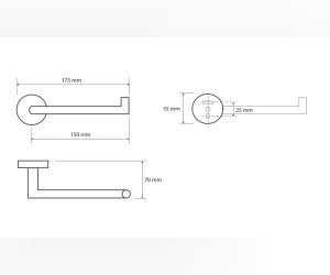 Держатель для туалетной бумаги Bemeta