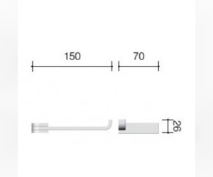 Бумагодержатель Schein Allom 226