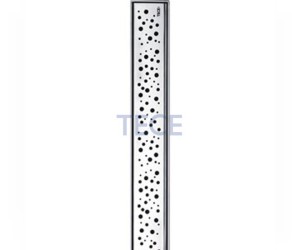 Решетка TECE «Drops» из нержавеющей стали, прямая, длина 800 мм, сатин (600831)