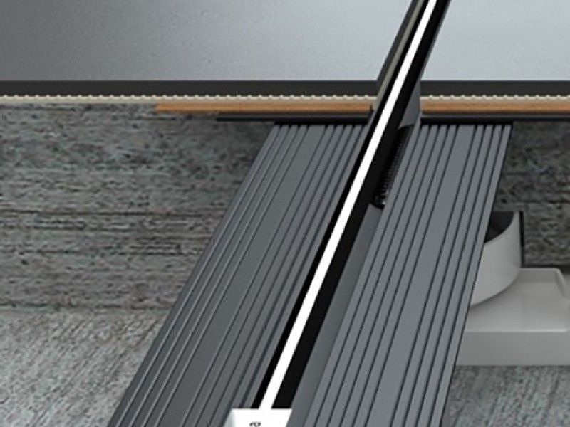 Душевой лоток Viega Advantix Vario 704360, с щелевой вставкой хром, опорами, подрезной от 30-120 см