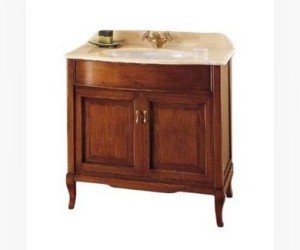 Тумба напольная Labor Legno VICTORIA HPL 90, под раковину и столешницу, орех/бронза 82*52*81 см