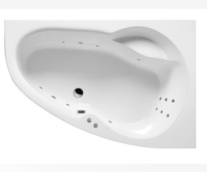 Ванна гидромассажная Excellent Newa 160 x 95 см, P LINE, хром