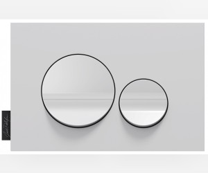 Клавиша смыва Jacob Delafon E20859-00-MWH, белый матовый и глянцевый