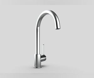 Смеситель GPD Gildo MTE165, для кухонной мойки, хром