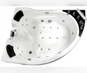 Ванна гидромассажная акриловая Gemy G9086 O L/R, 170 х 133 см