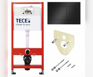 Инсталляции для унитаза TECEbase K400403 4 в 1 с глянцевой панелью смыва TECEnow