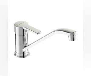 Смеситель Vidima УНО (Uno) BA241AA для кухонной мойки, поворотный излив, хром