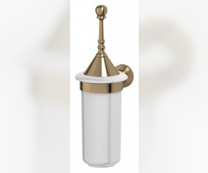 Держатель с ершиком для туалета 3SC Stilmar STI 524 с крышкой, античная бронза