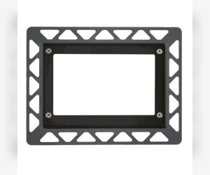 Монтажная рамка TECE Loop 9 240 647 для установки стеклянных панелей TECEloop или TECEsquare на уровне стены, черная