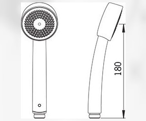 Ручной душ Oras Apollo 252020