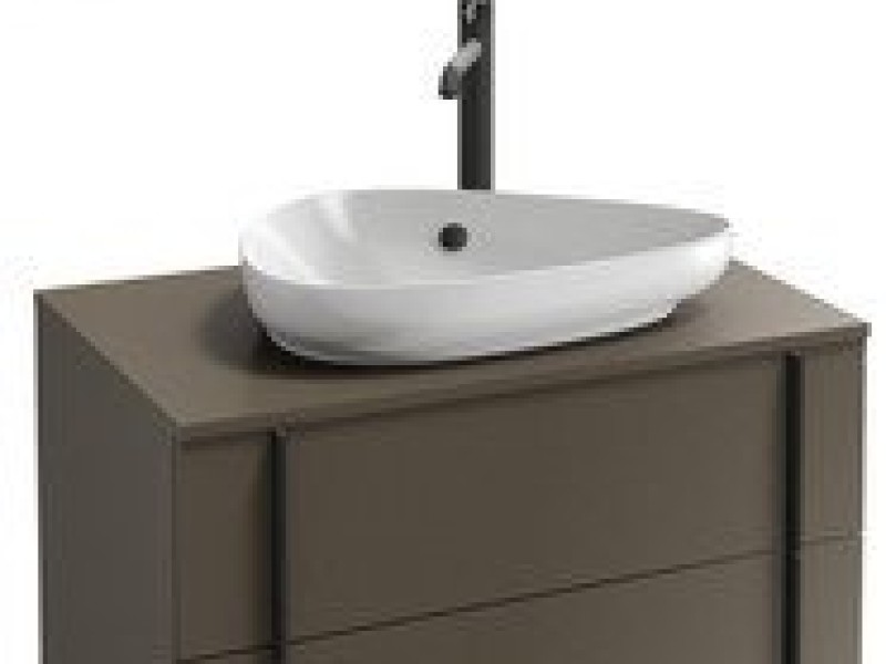 Тумба под раковину Jacob Delafon Nouvelle Vague 80 см, EB3039-M43, аквамарин мягкий