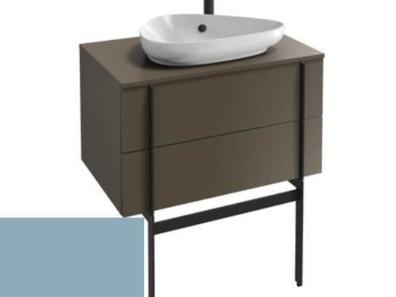 Тумба под раковину Jacob Delafon Nouvelle Vague 80 см, EB3039-M43, аквамарин мягкий