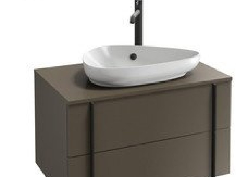 Тумба под раковину Jacob Delafon Nouvelle Vague 80 см, EB3039-M43, аквамарин мягкий