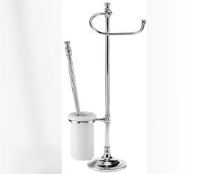 Стойка для унитаза и биде Art&Max Barocco AM-1948-Cr 15х57 см, хром