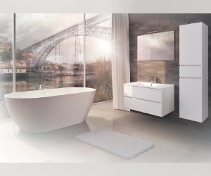 Комплект мебели Riho Porto Set 27, 80 см, цвет белый