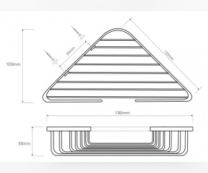 Мыльница Bemeta Cytro 106308172